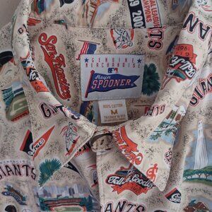 SF Giants Reyn Spooner Hawaiian Aloha Shirt